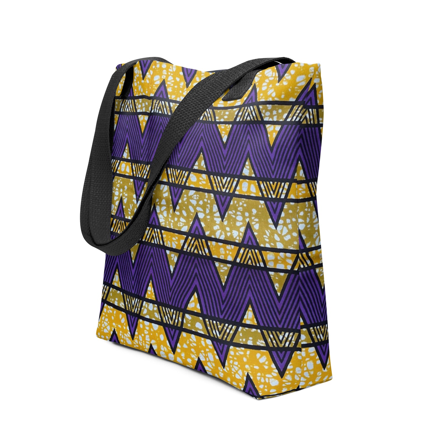 Purple Yellow Tote Bag