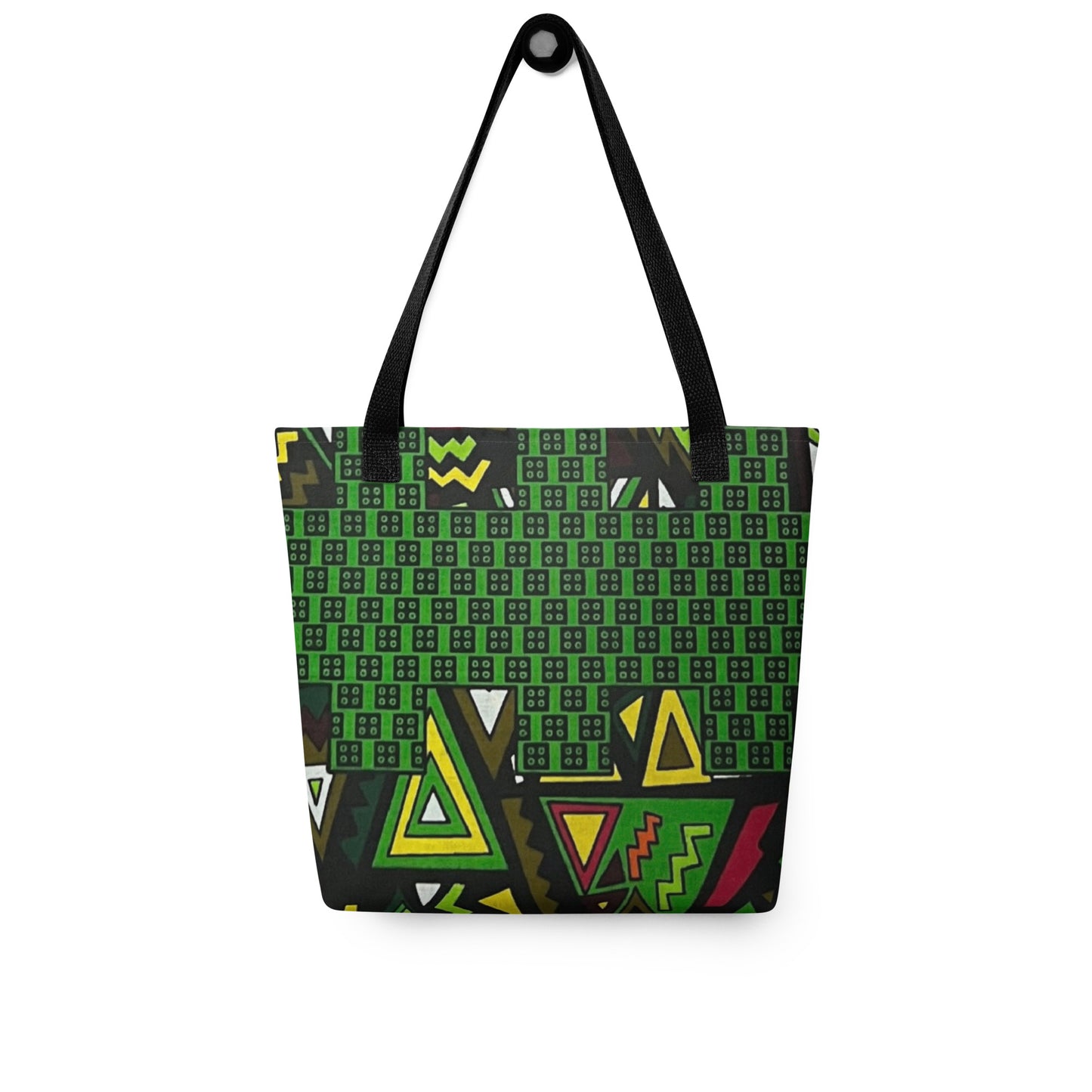 Multicolour Green Tote Bag