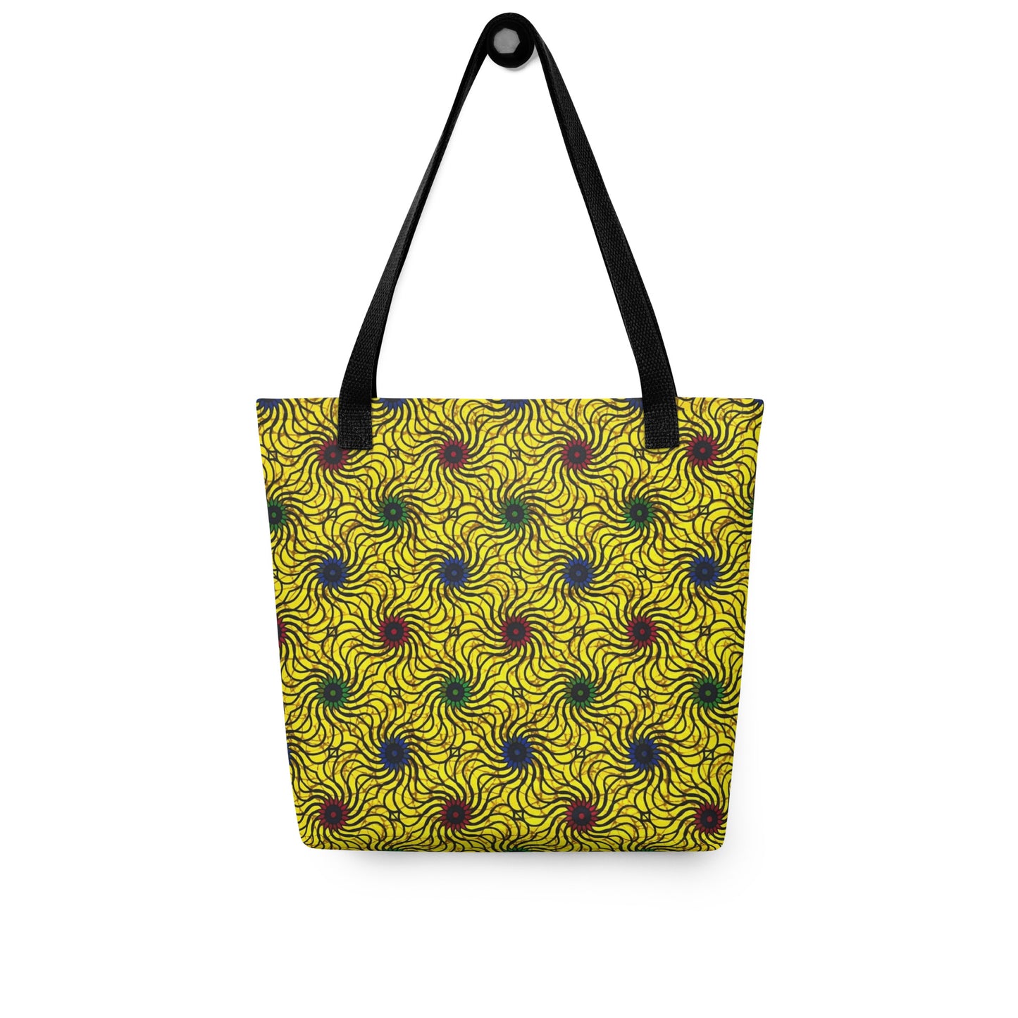 Multicolour Yellow Tote Bag