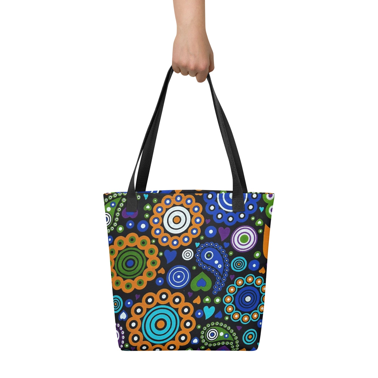 Blue Print Tote Bag