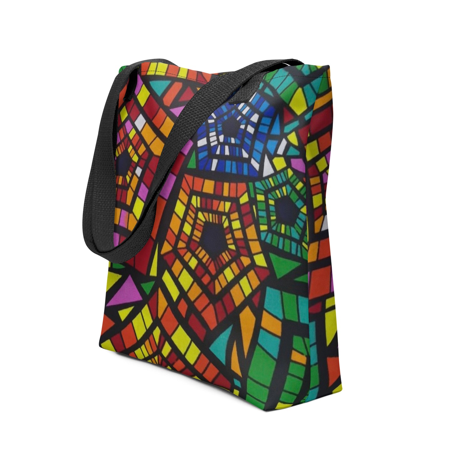 Multicolour Pentagon Tote Bag