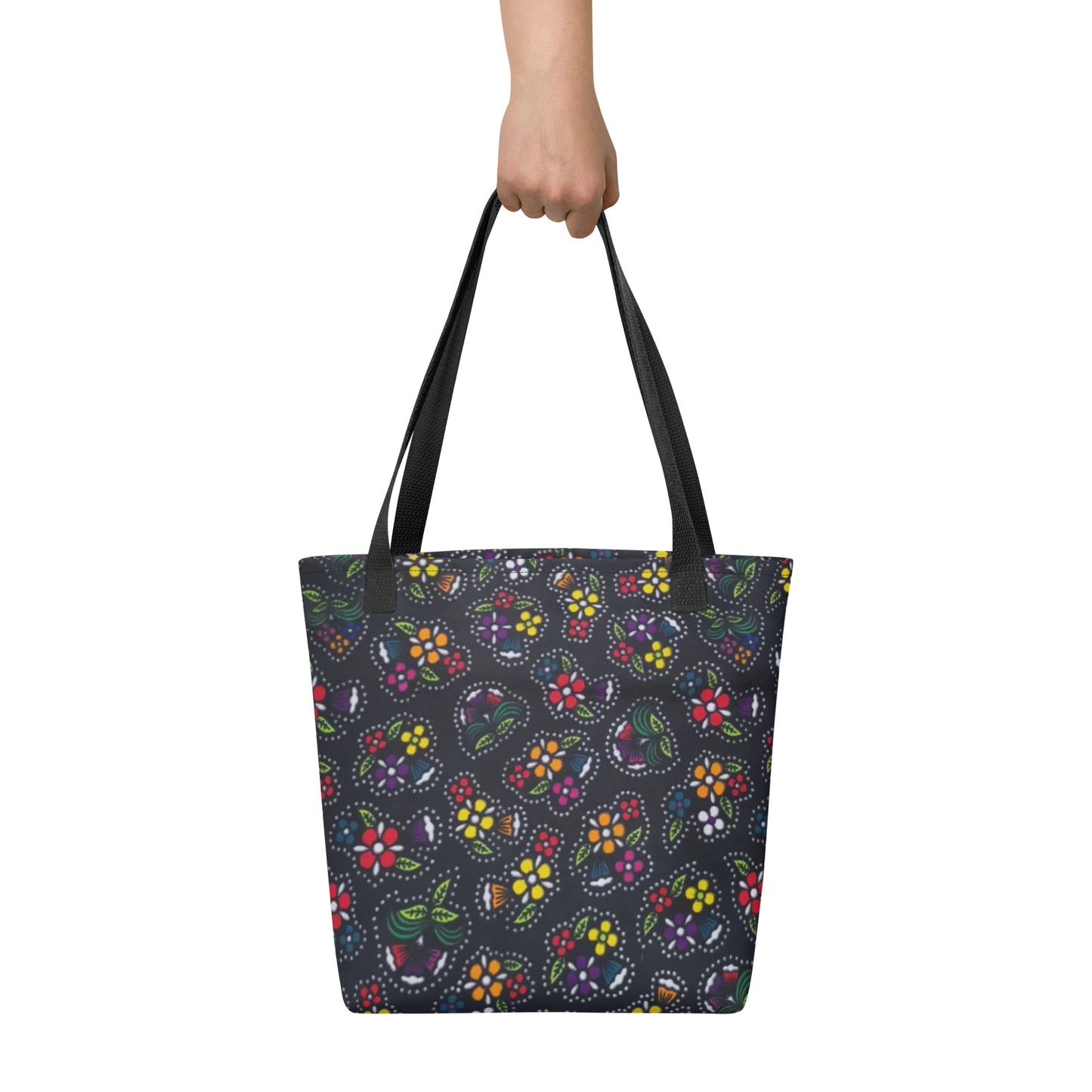 Multicolour Dark Tote Bag