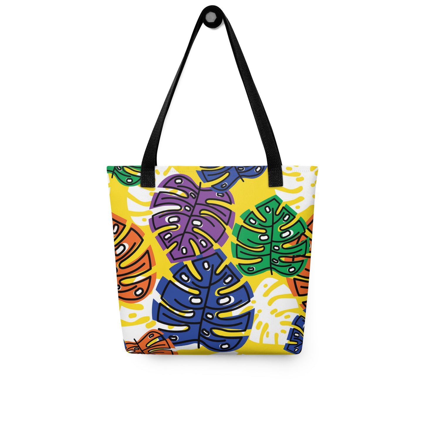 Yellow Tropical Tote Bag