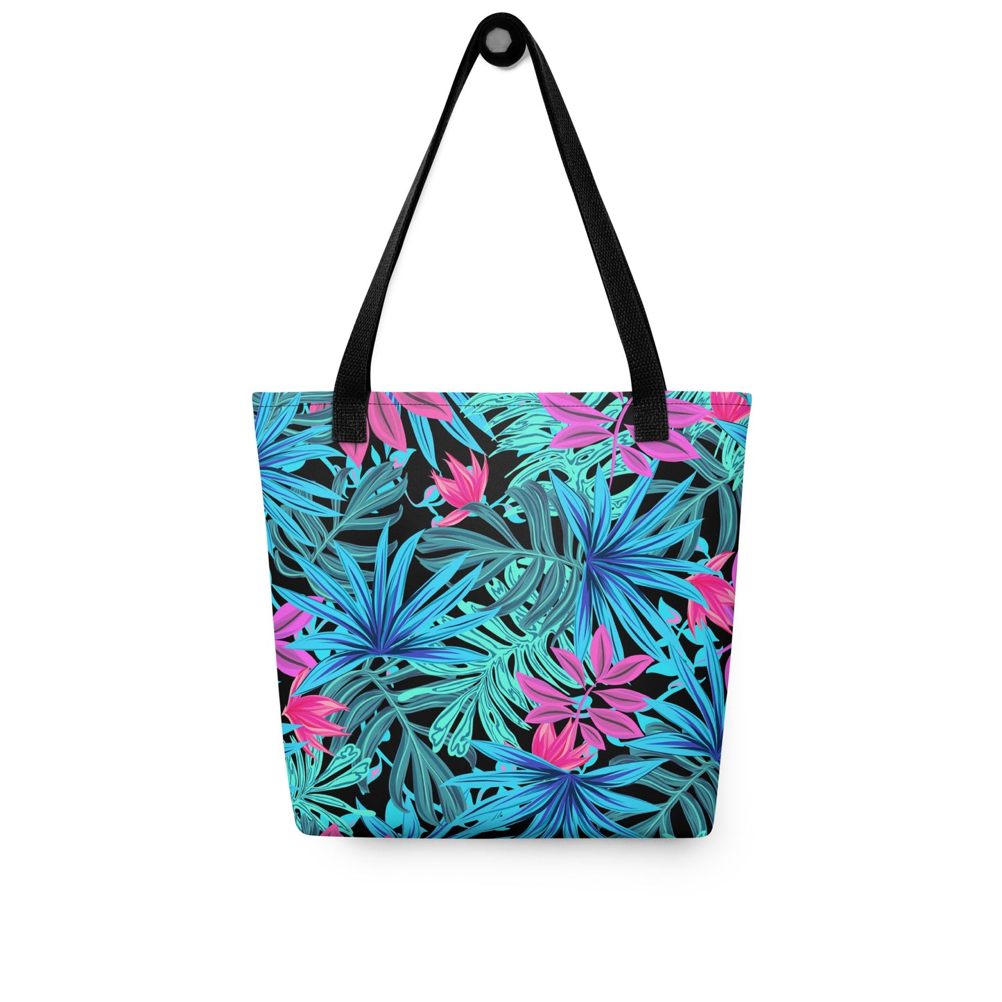 Blue Tropical Tote Bag