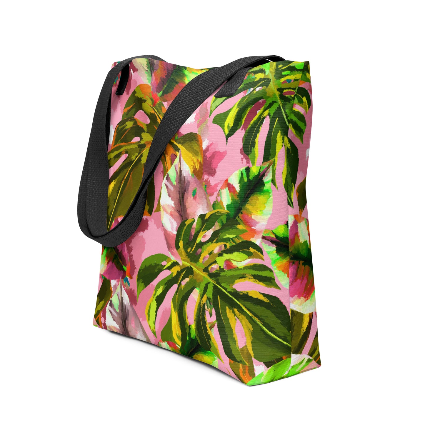 Pink Tropical Tote Bag