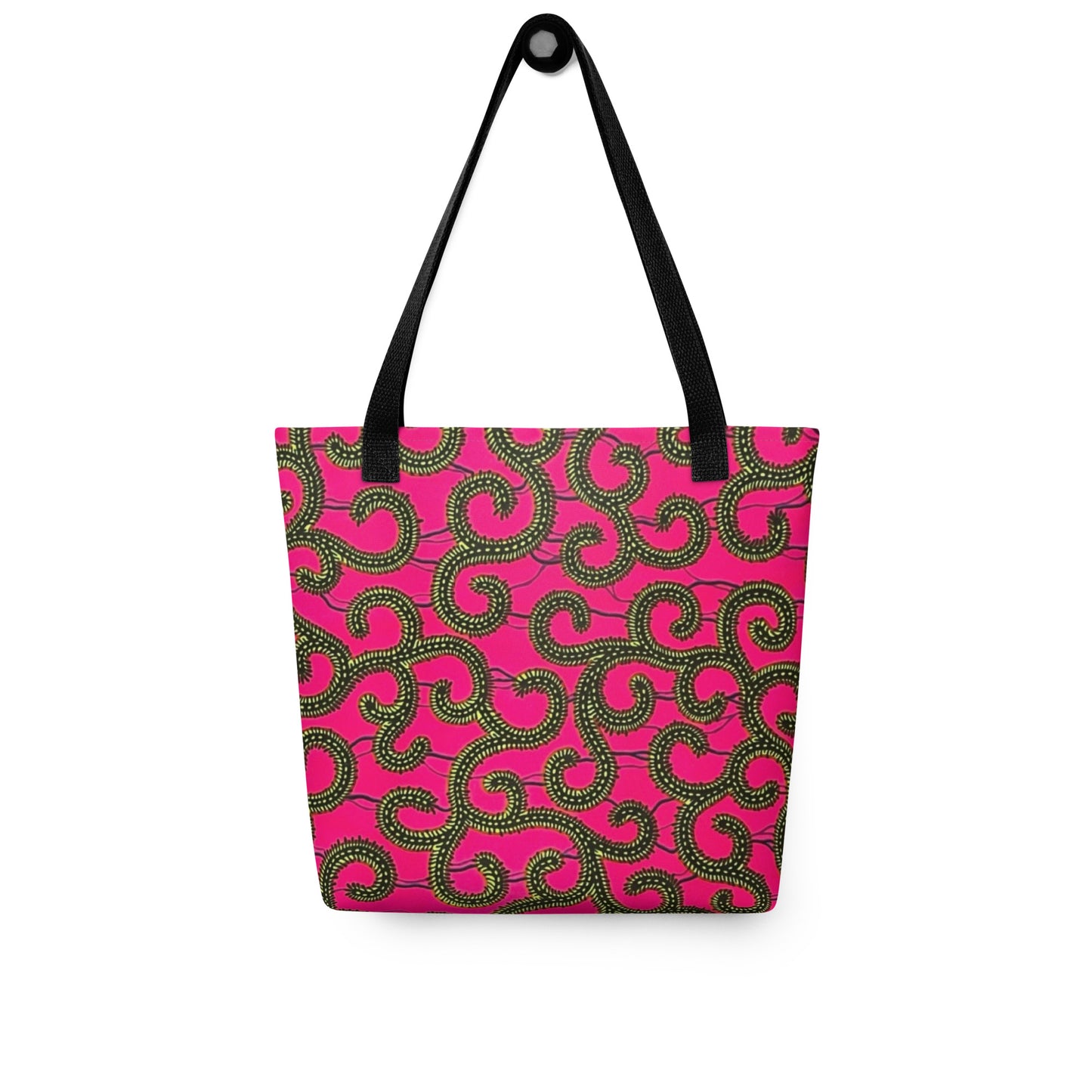 Pink Ankara Tote Bag