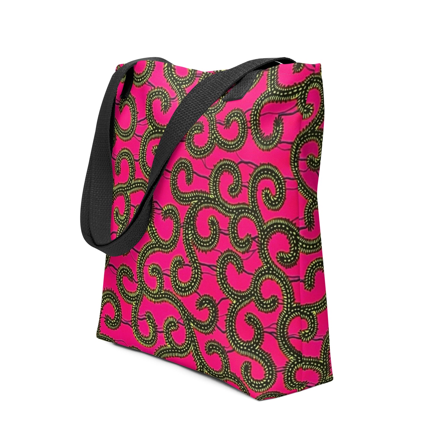 Pink Ankara Tote Bag