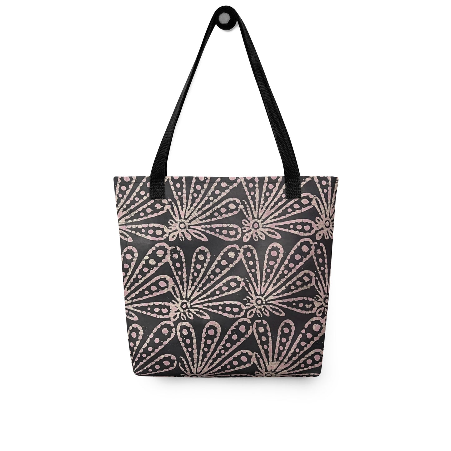 Pale Pink Floral Tote Bag