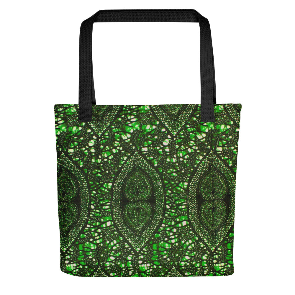 Green Peas Ankara Tote Bag