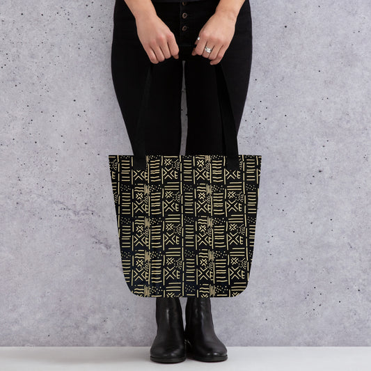 Black & Cream Tote Bag