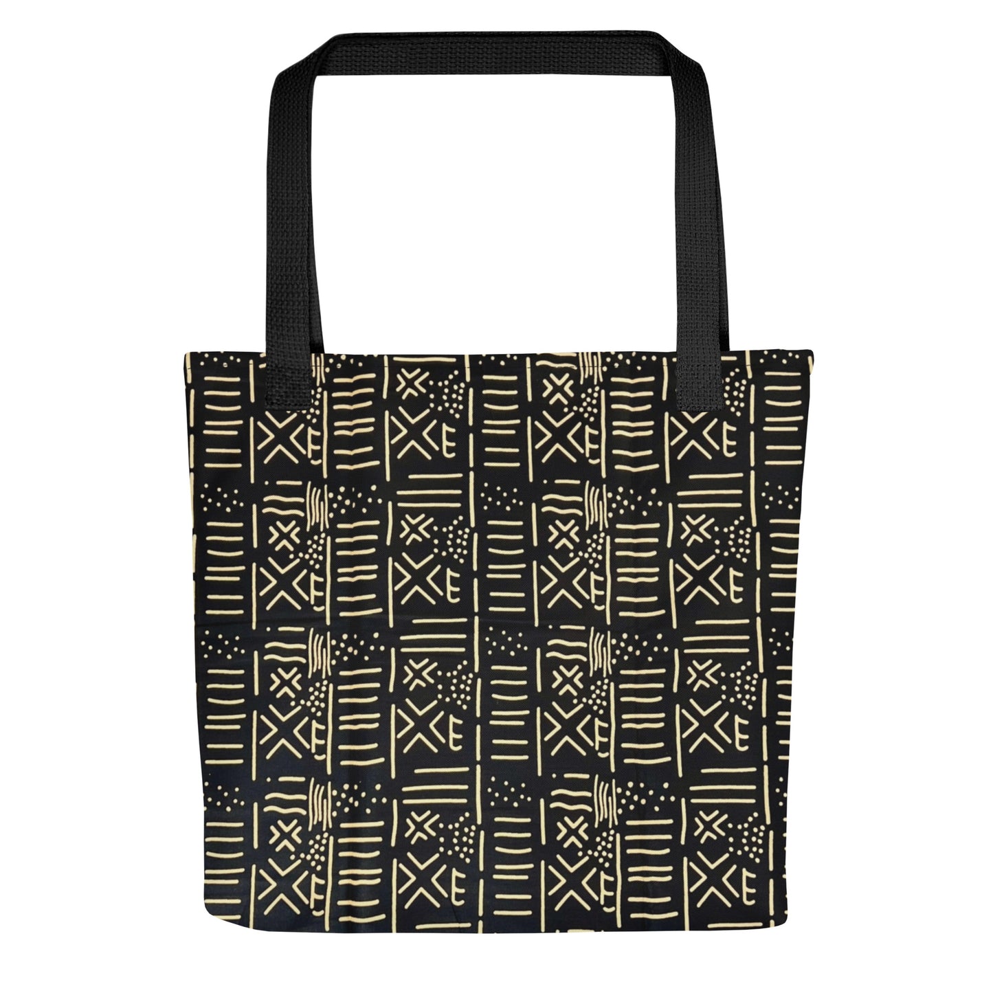 Black & Cream Tote Bag