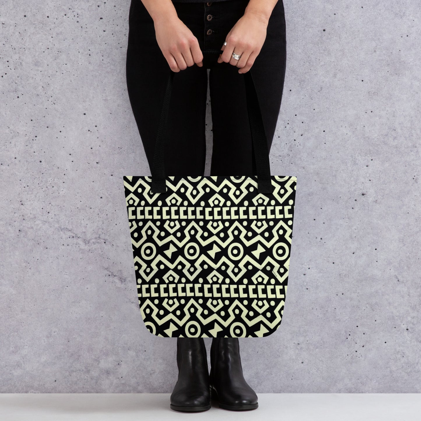 Bogolan Print Tote Bag