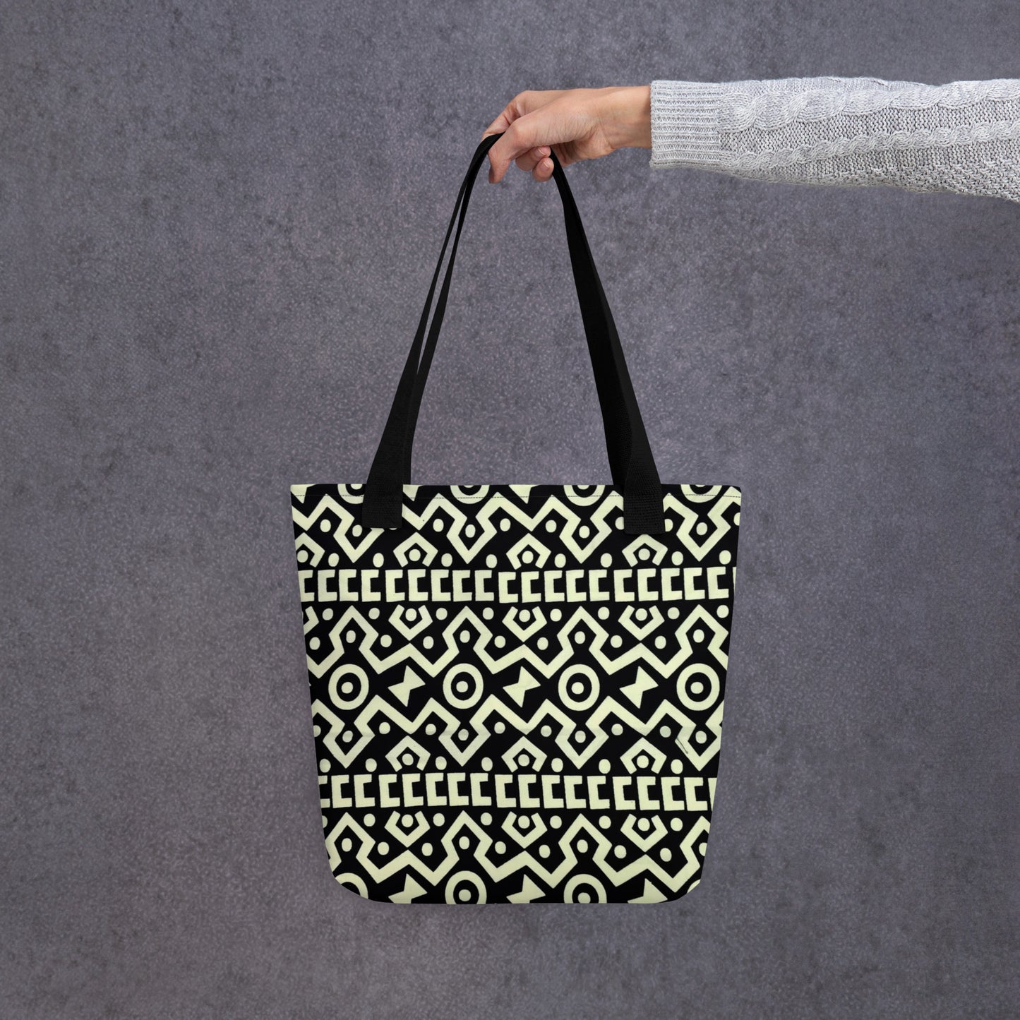 Bogolan Print Tote Bag