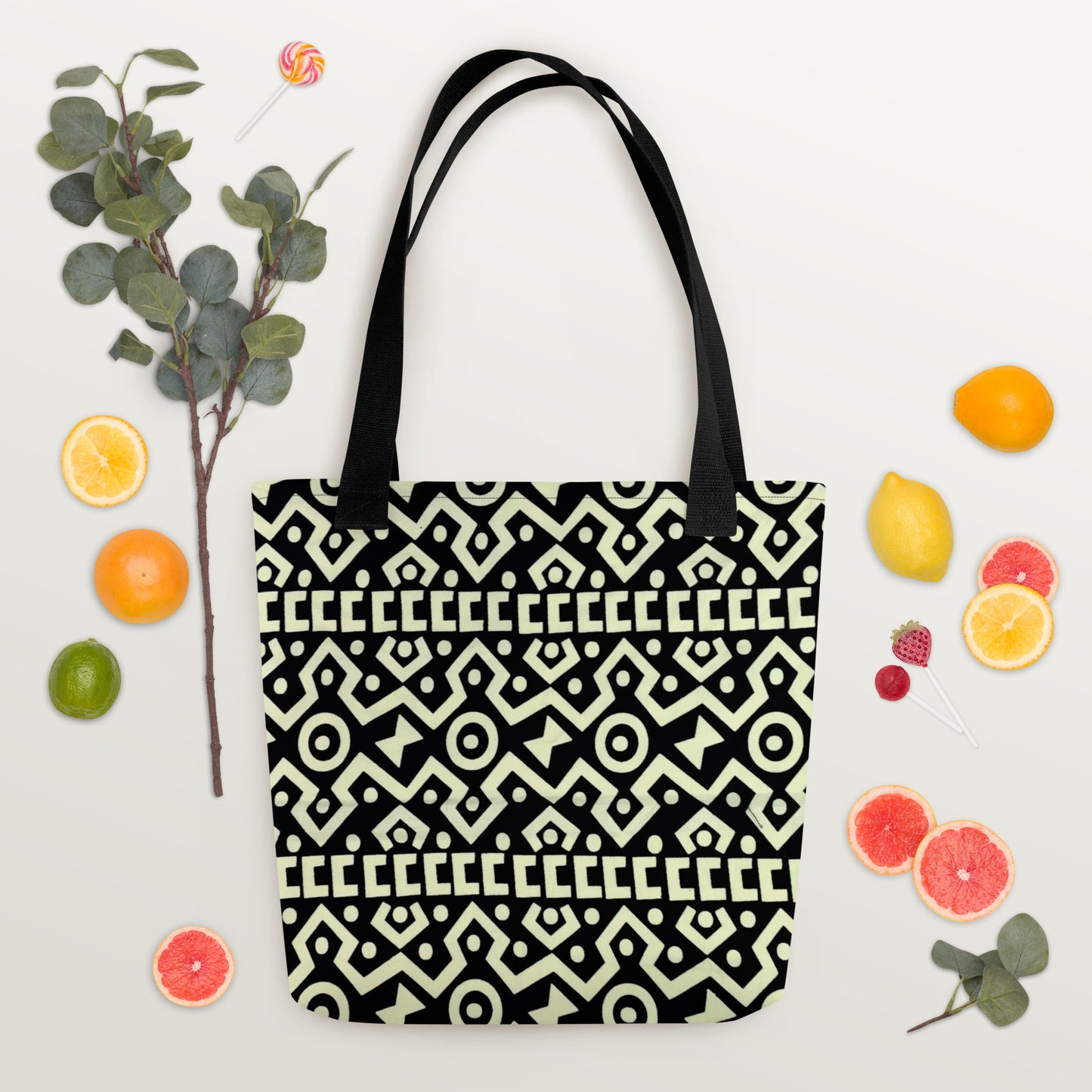 Bogolan Print Tote Bag