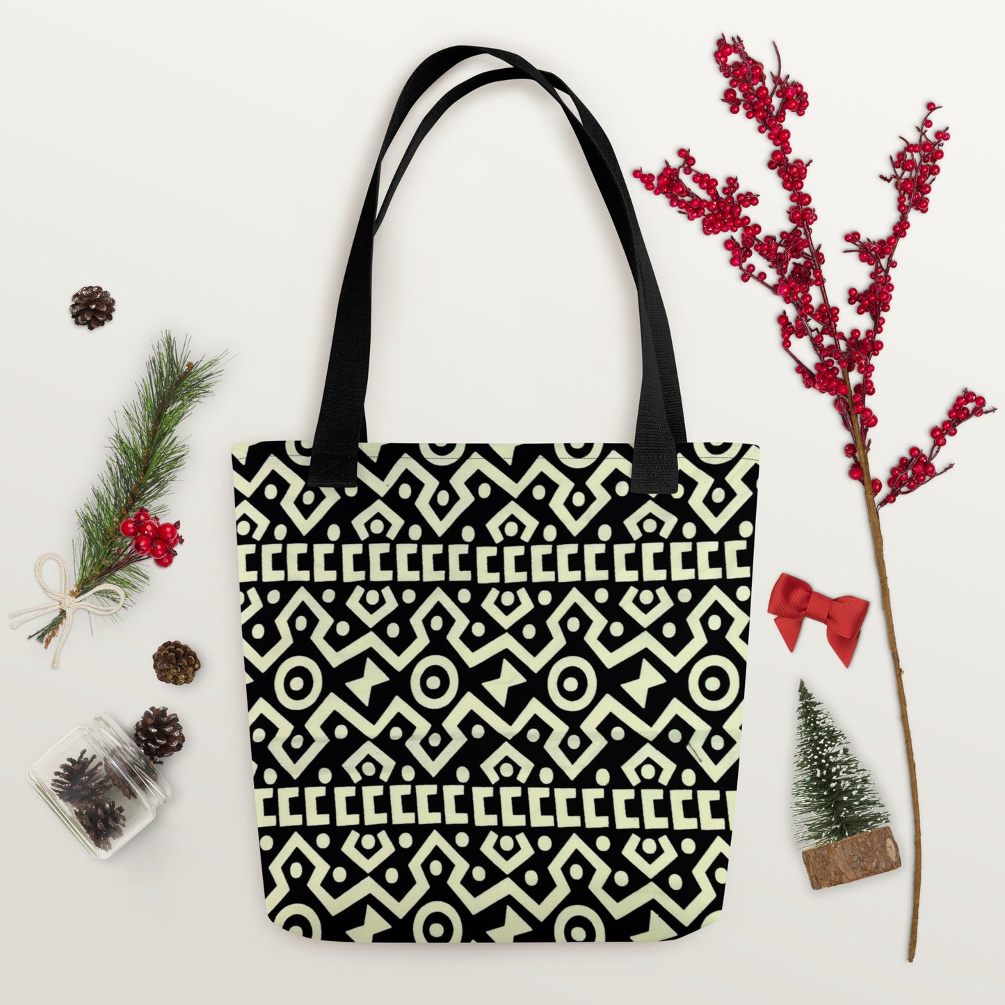 Bogolan Print Tote Bag