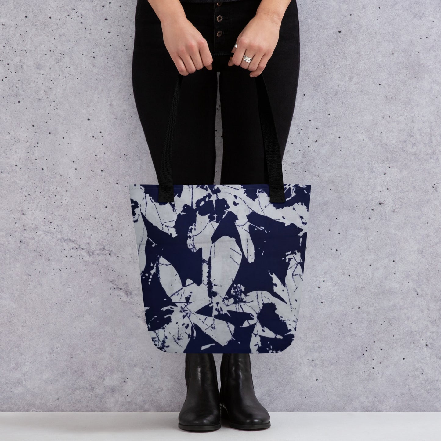 Indigo Print Tote Bag