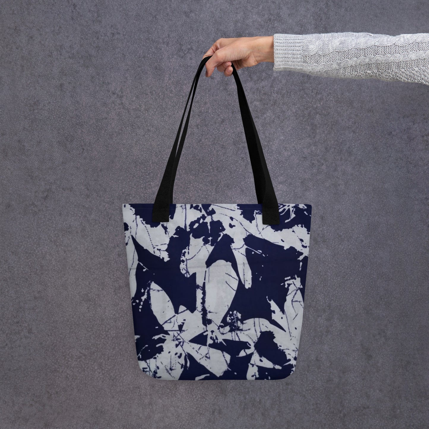 Indigo Print Tote Bag