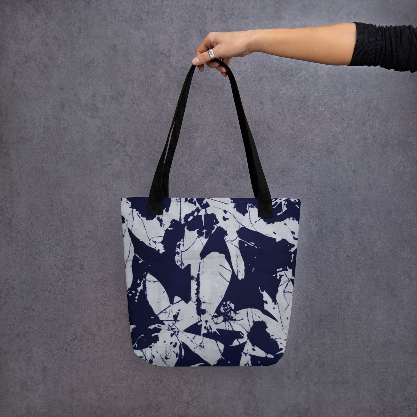 Indigo Print Tote Bag