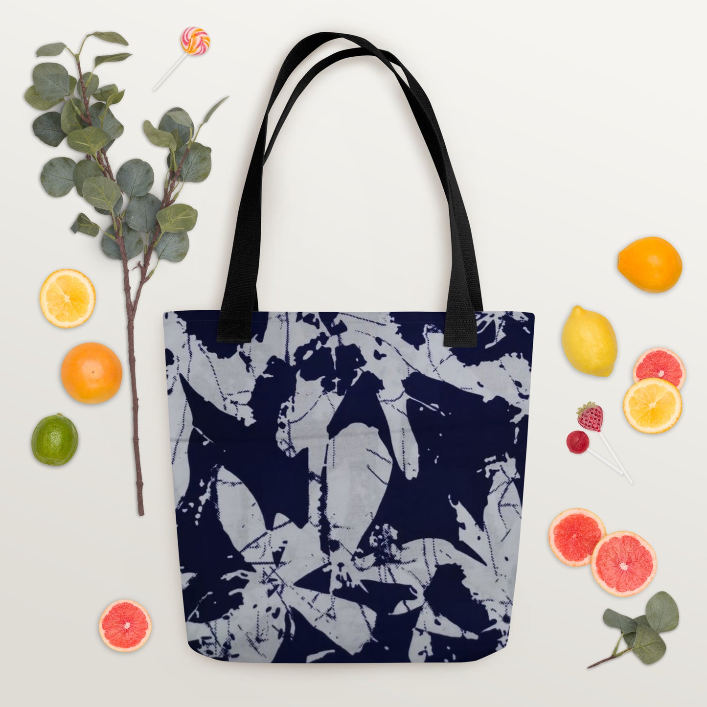 Indigo Print Tote Bag