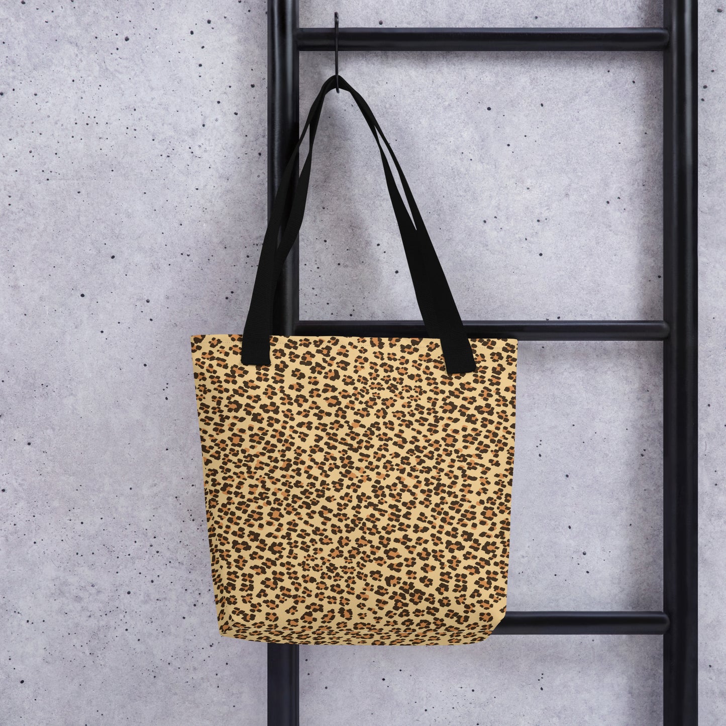 Brown Leopard Tote Bag