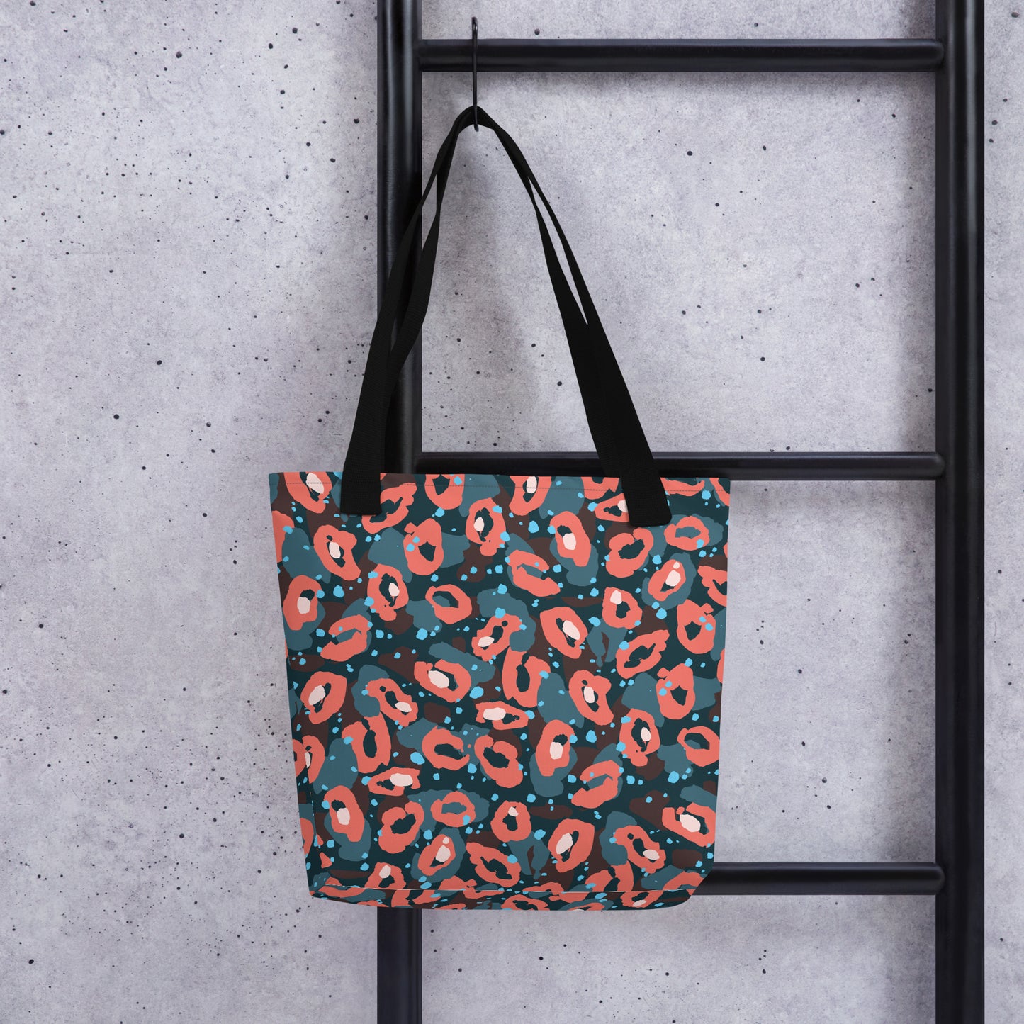 Leopard Speckled Tote Bag