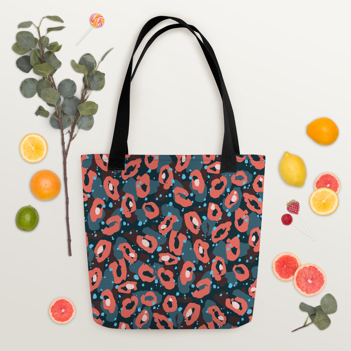 Leopard Speckled Tote Bag