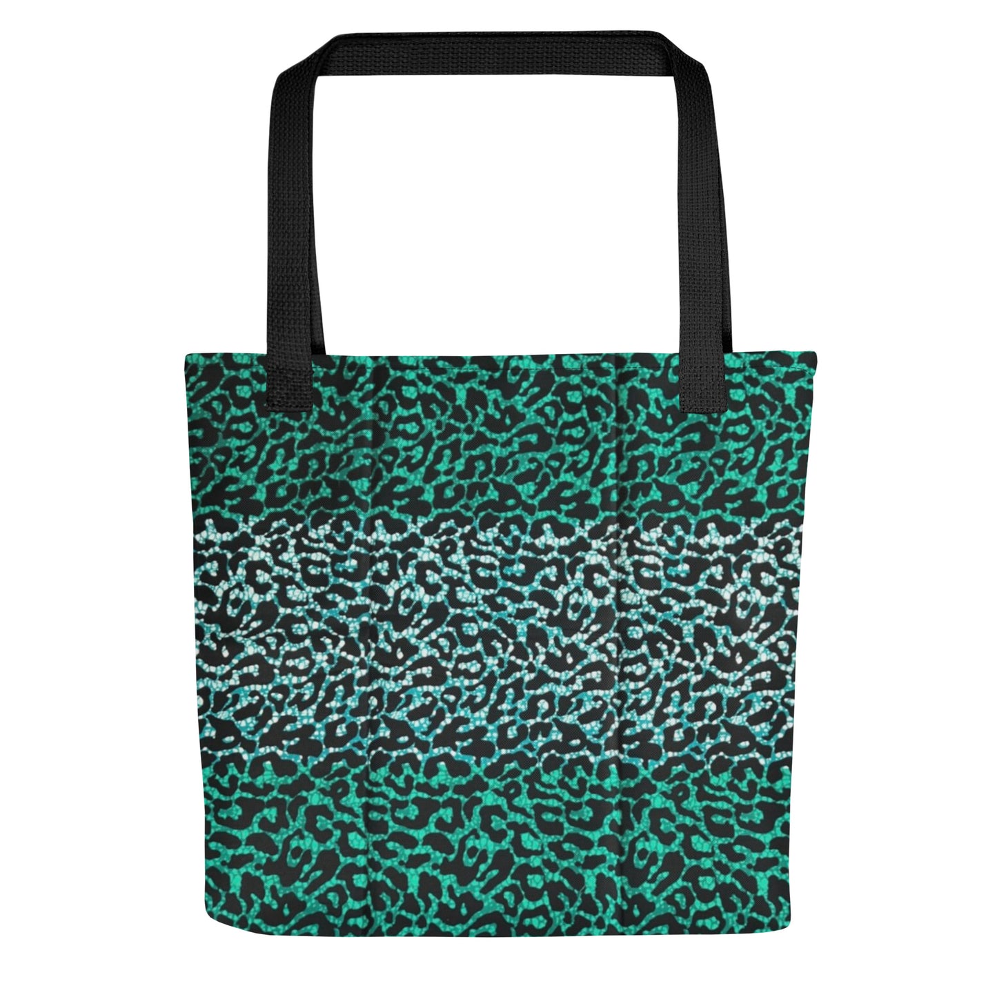 Green Leopard Tote Bag