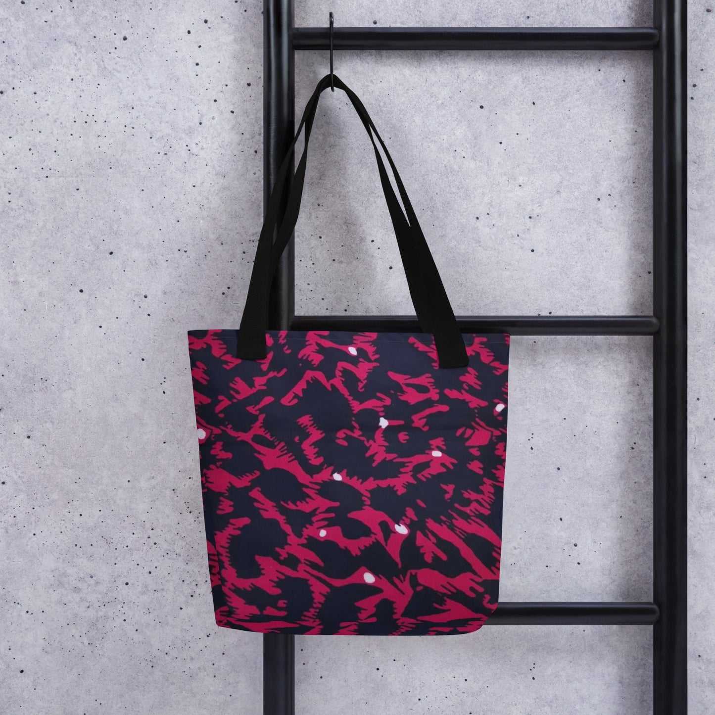 Pink Leopard Tote Bag