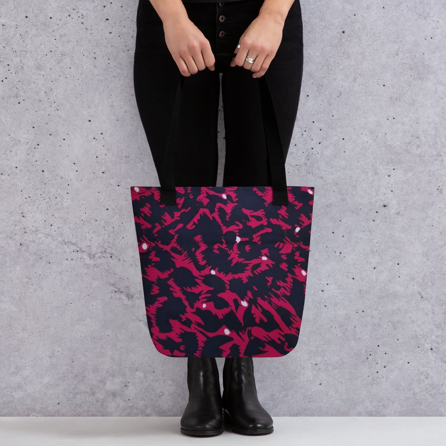 Pink Leopard Tote Bag