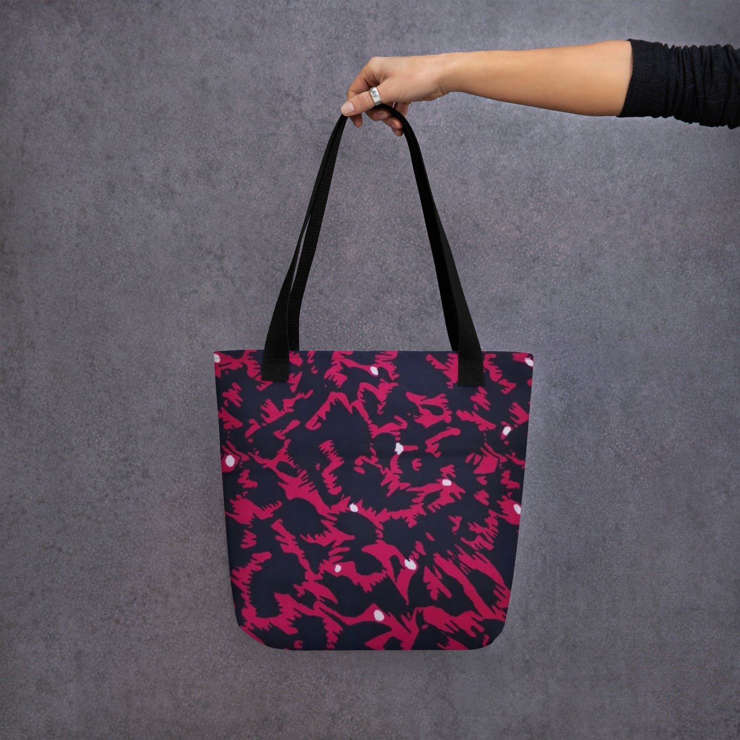 Pink Leopard Tote Bag