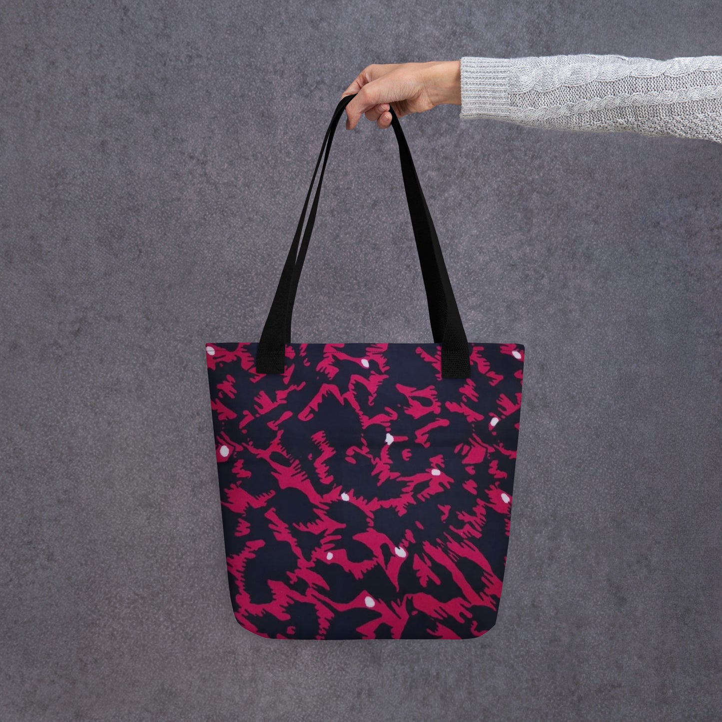 Pink Leopard Tote Bag