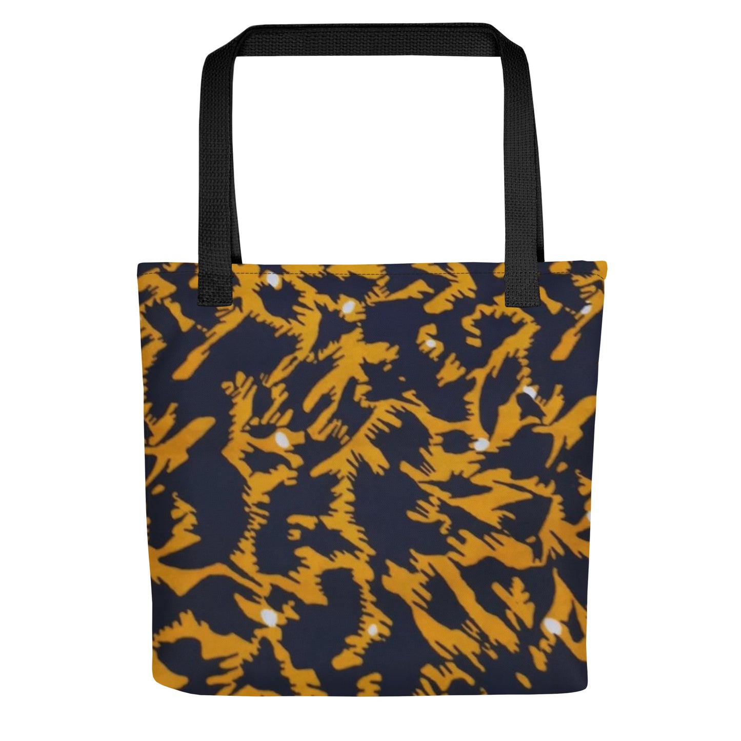 Yellow Leopard Tote Bag