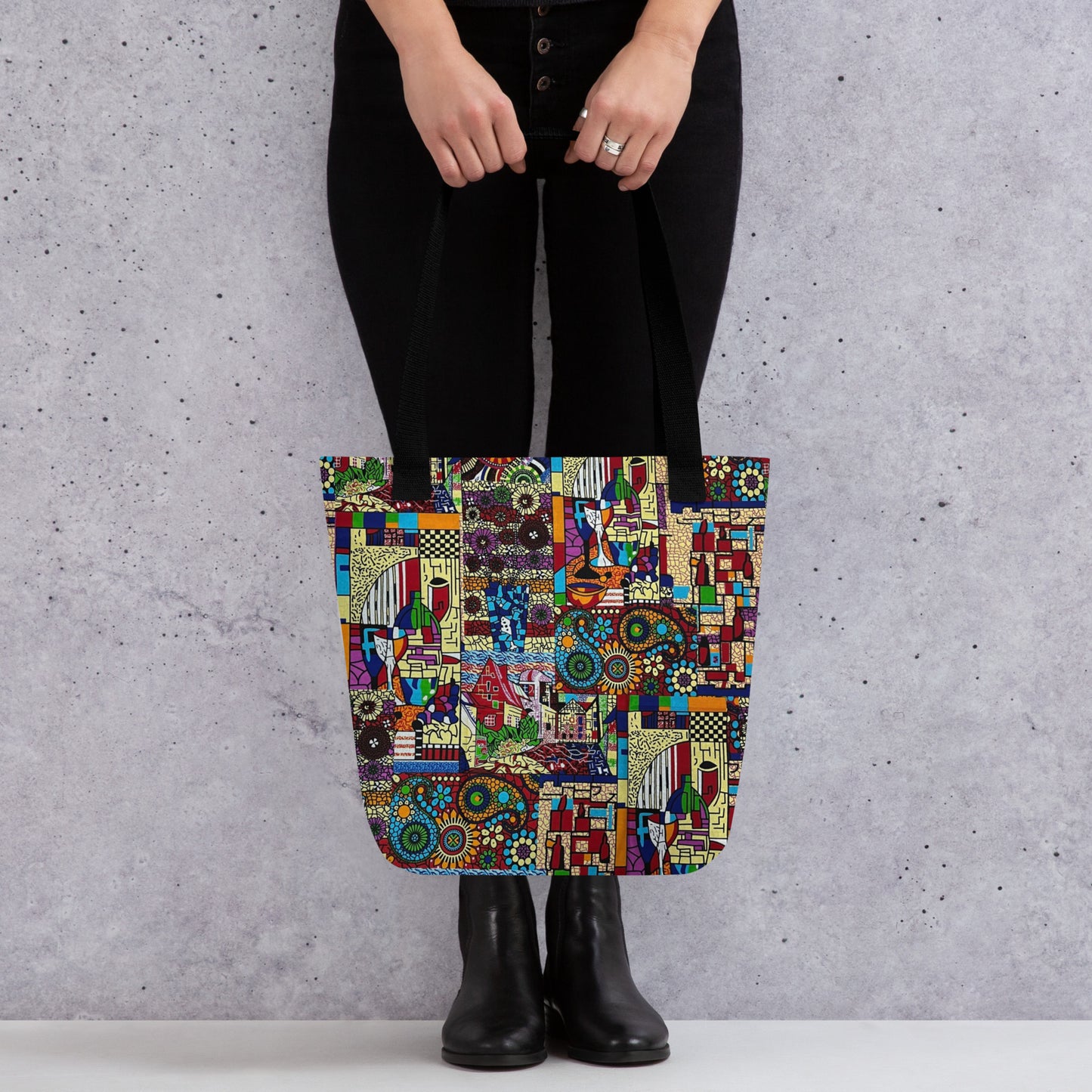 Colourful Artsy Tote Bag