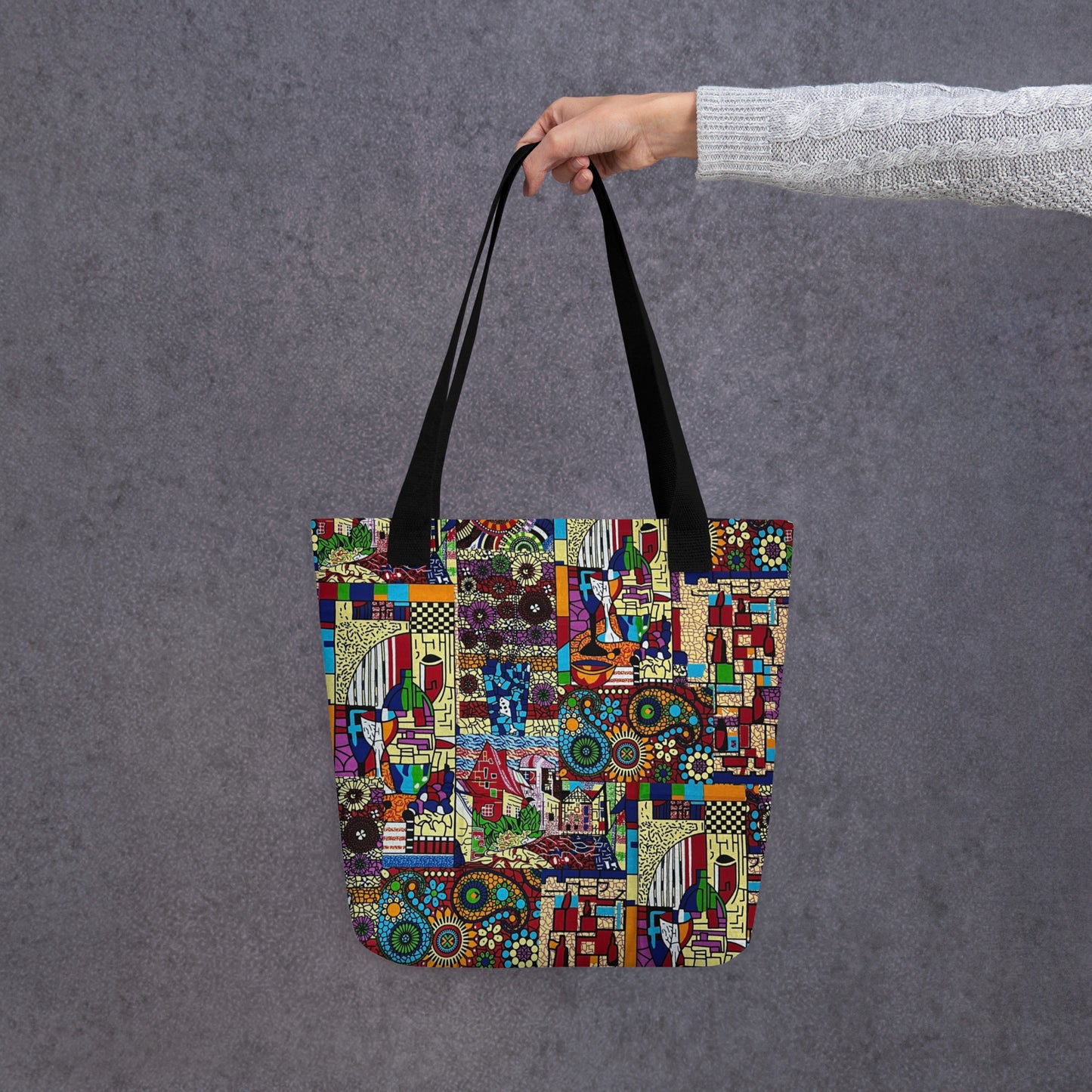 Colourful Artsy Tote Bag