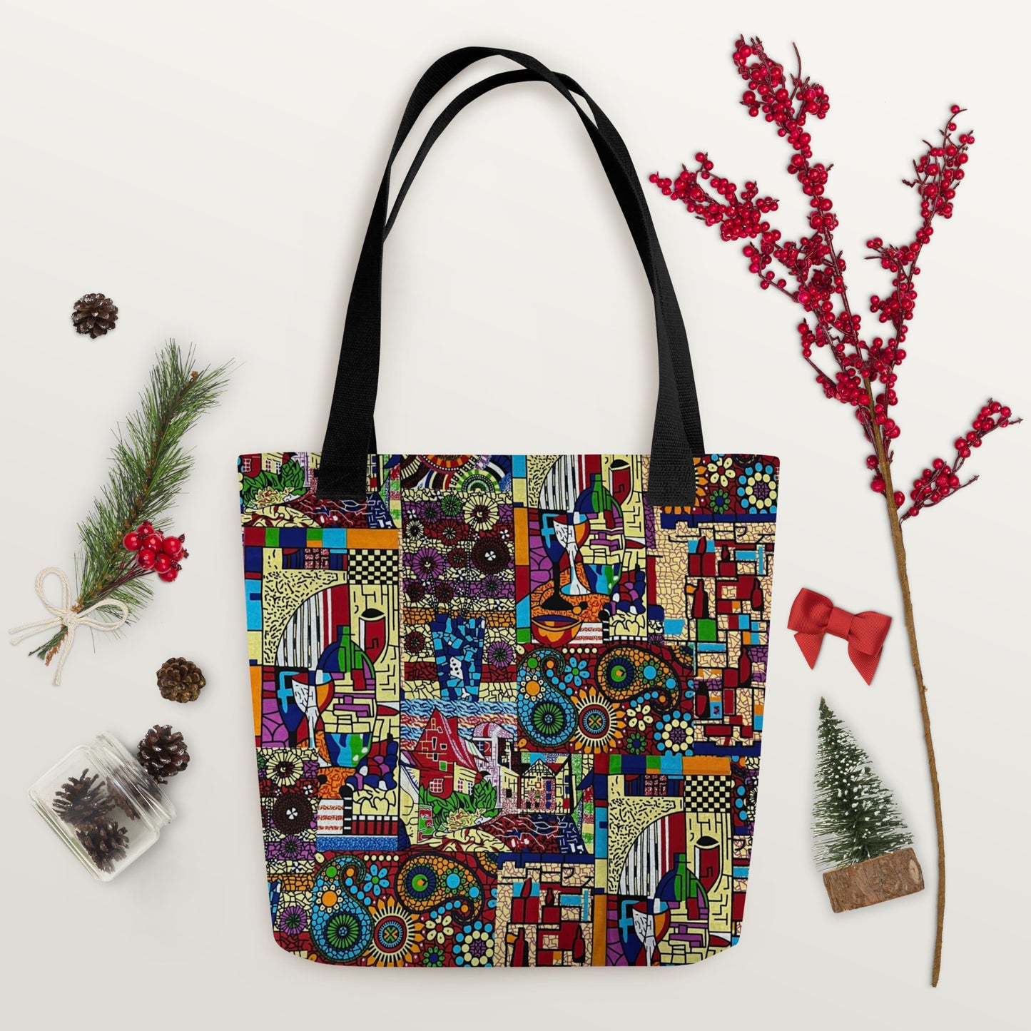 Colourful Artsy Tote Bag