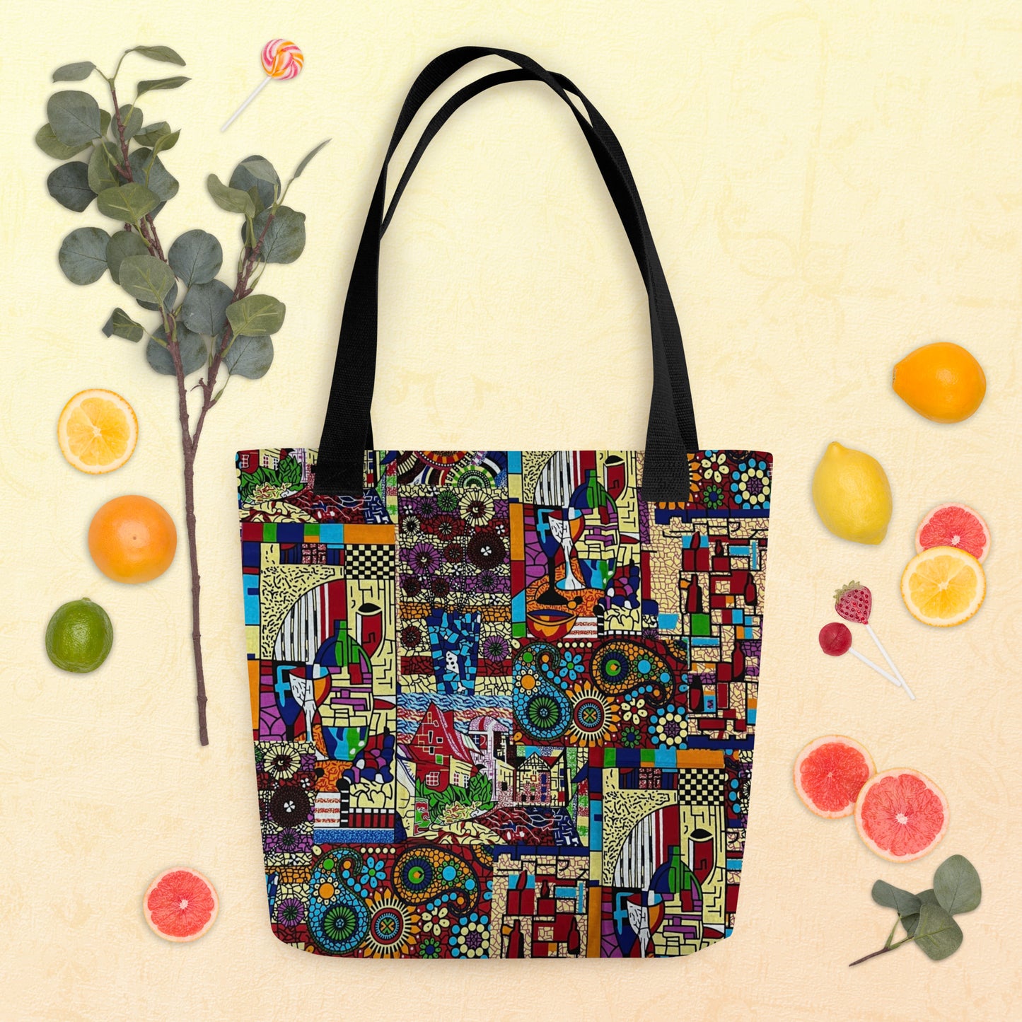 Colourful Artsy Tote Bag