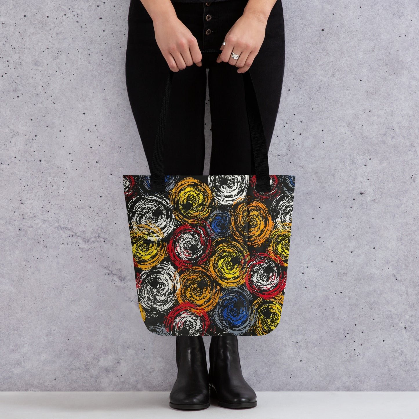 Colourful Swirls Tote Bag