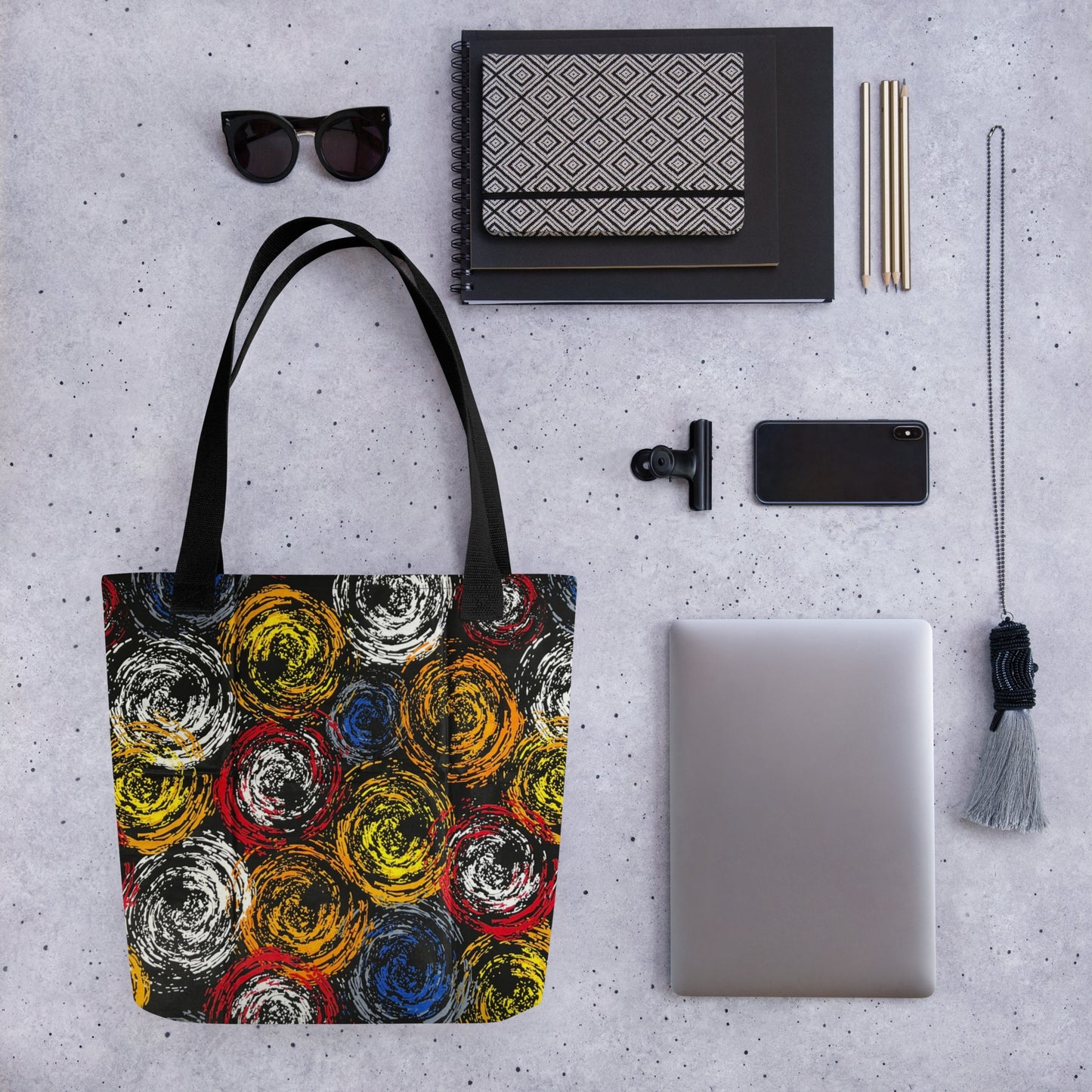 Colourful Swirls Tote Bag