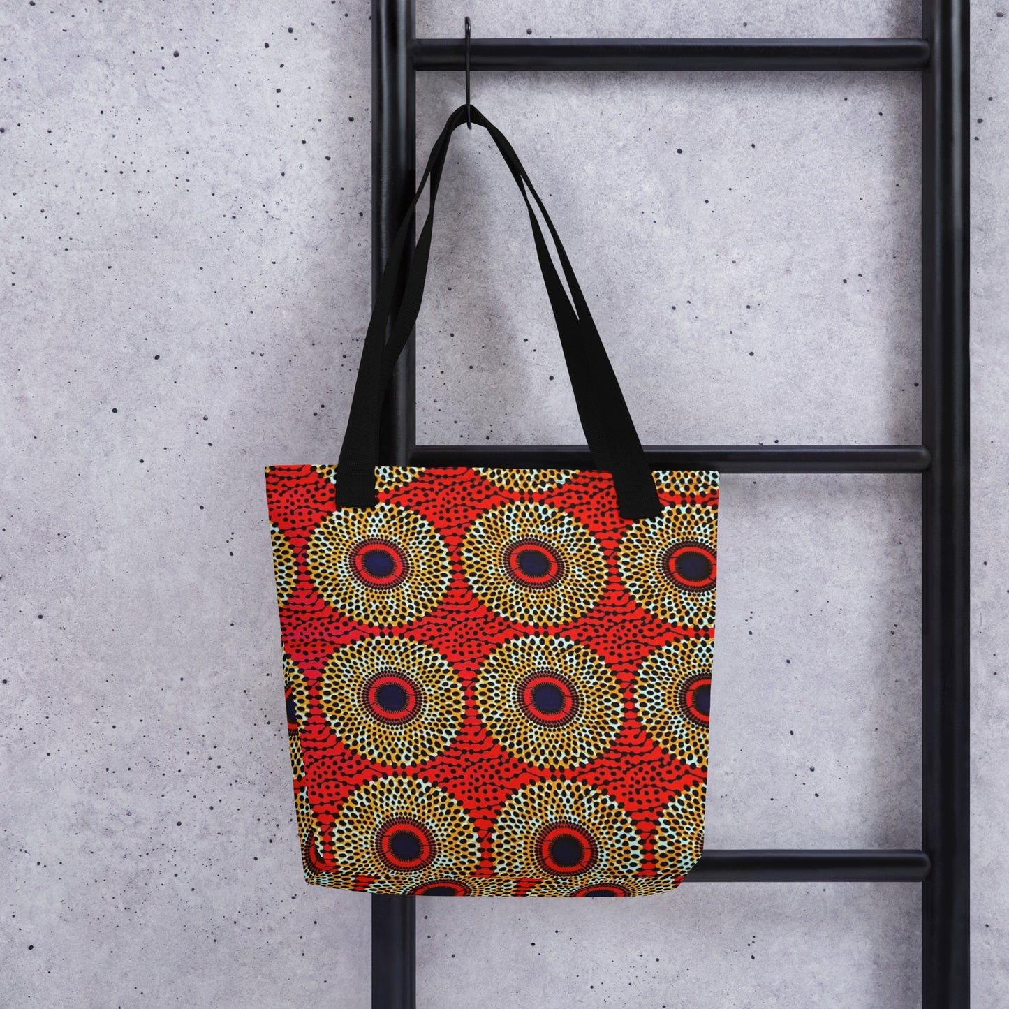 Orange Mandela Tote Bag