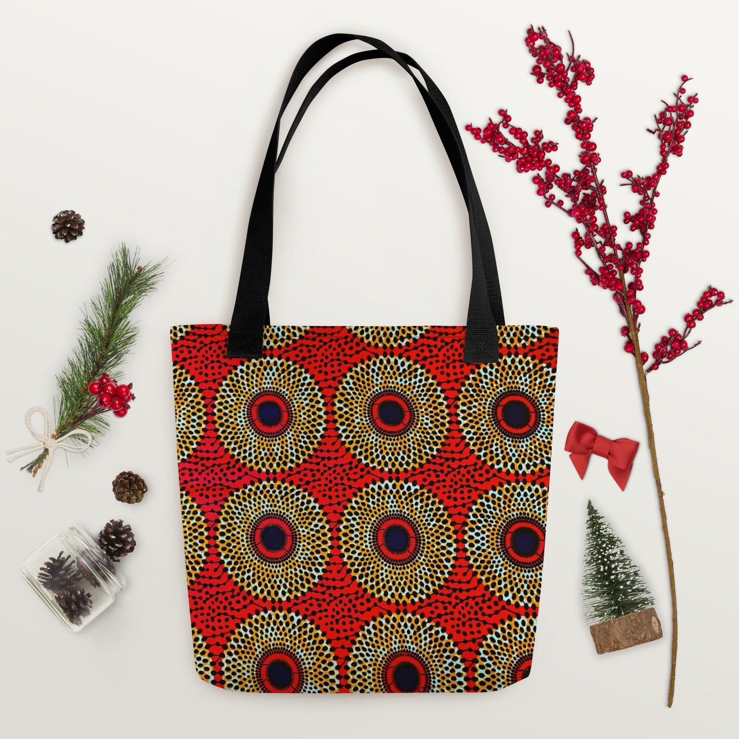 Orange Mandela Tote Bag