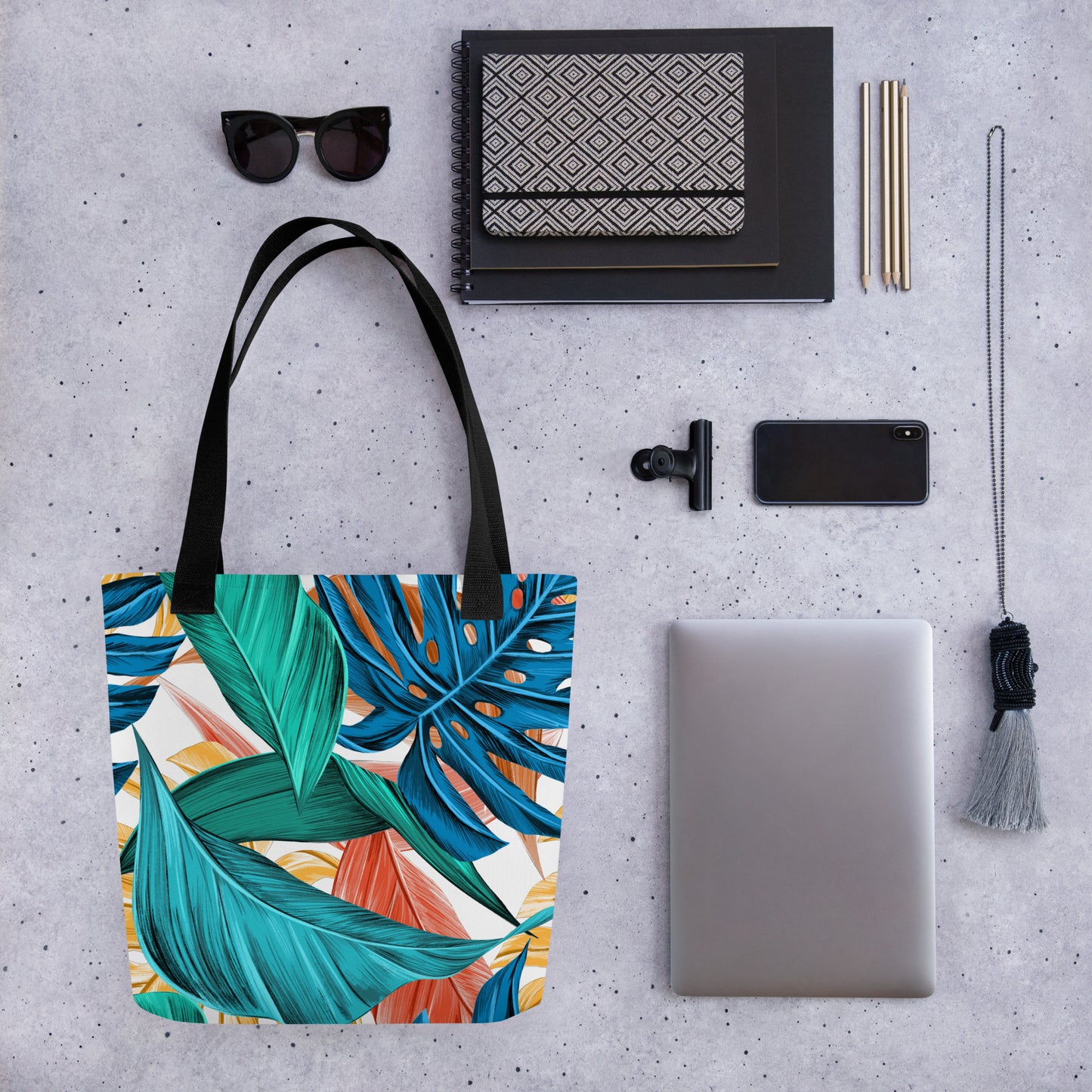 Tropical Leaves Tote Bag