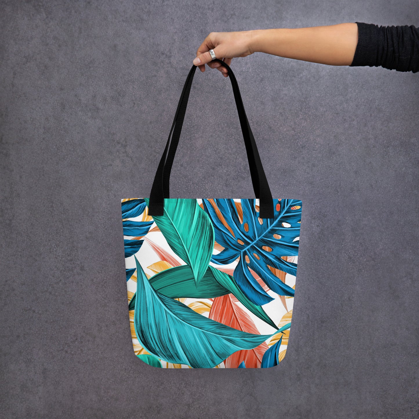 Tropical Leaves Tote Bag