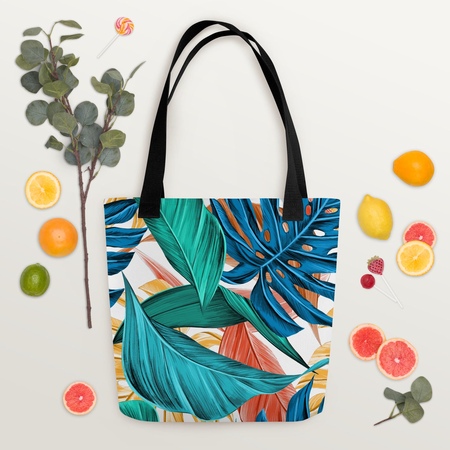 Tropical Leaves Tote Bag