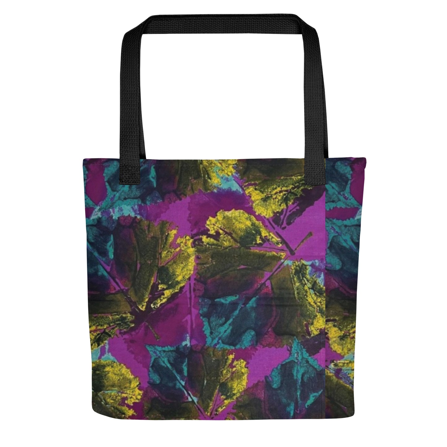 Purple Leaves Tote Bag