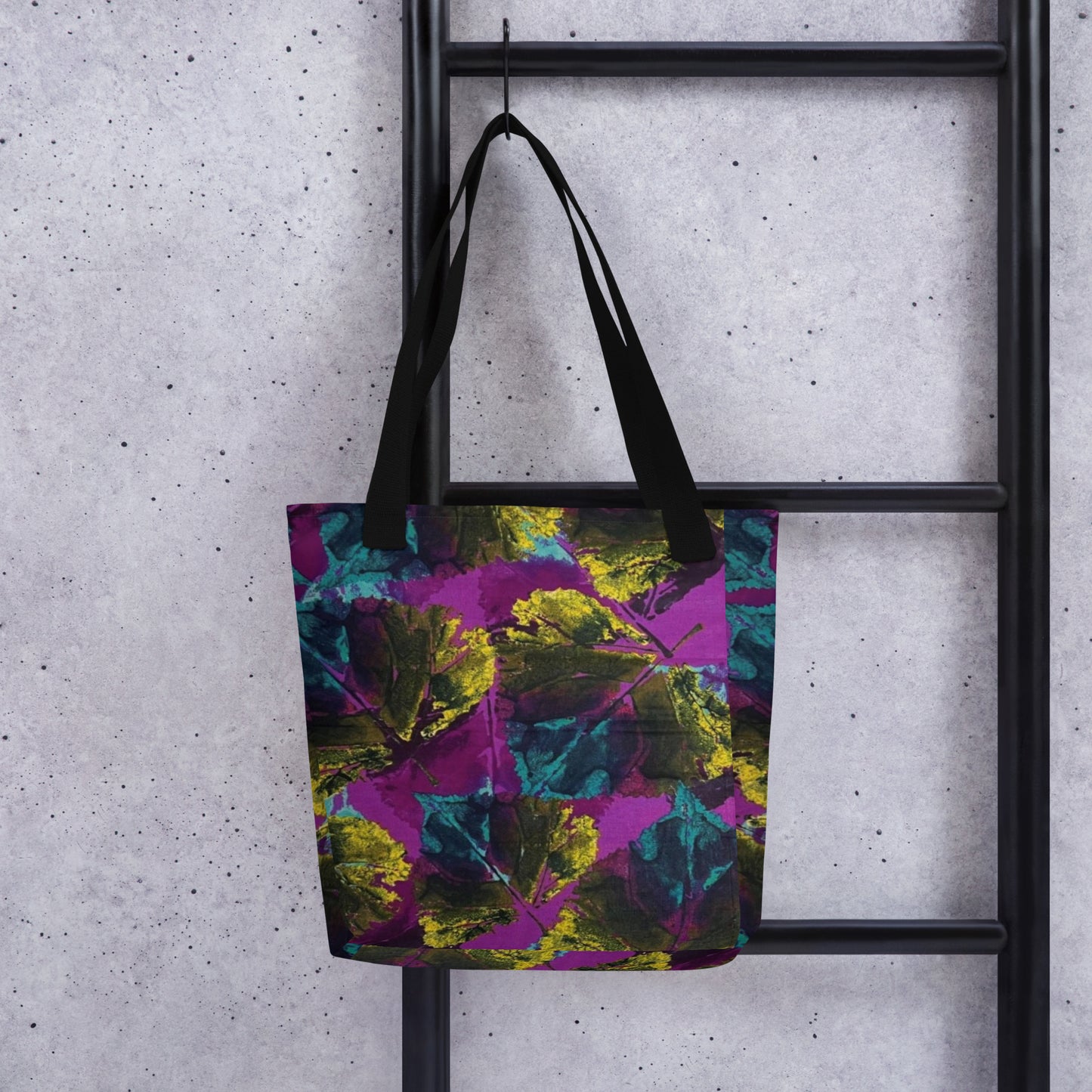 Purple Leaves Tote Bag