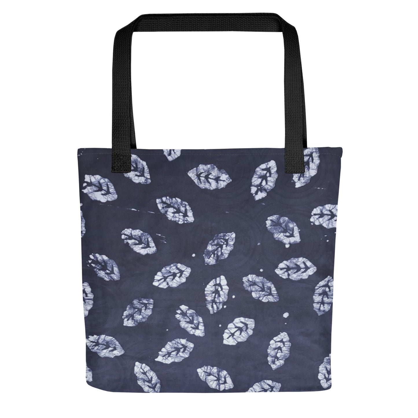 Indigo Leaf Tote Bag