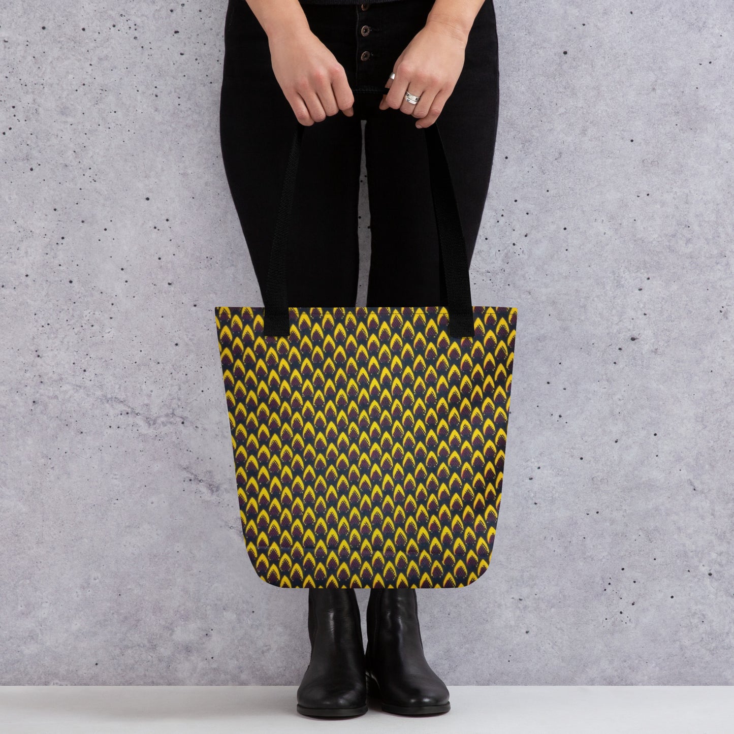 Yellow Flame Tote Bag