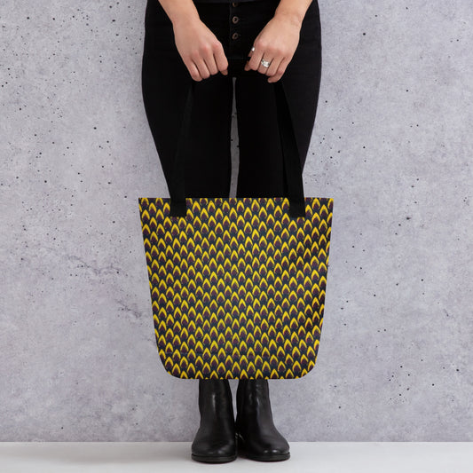 Yellow Flame Tote Bag