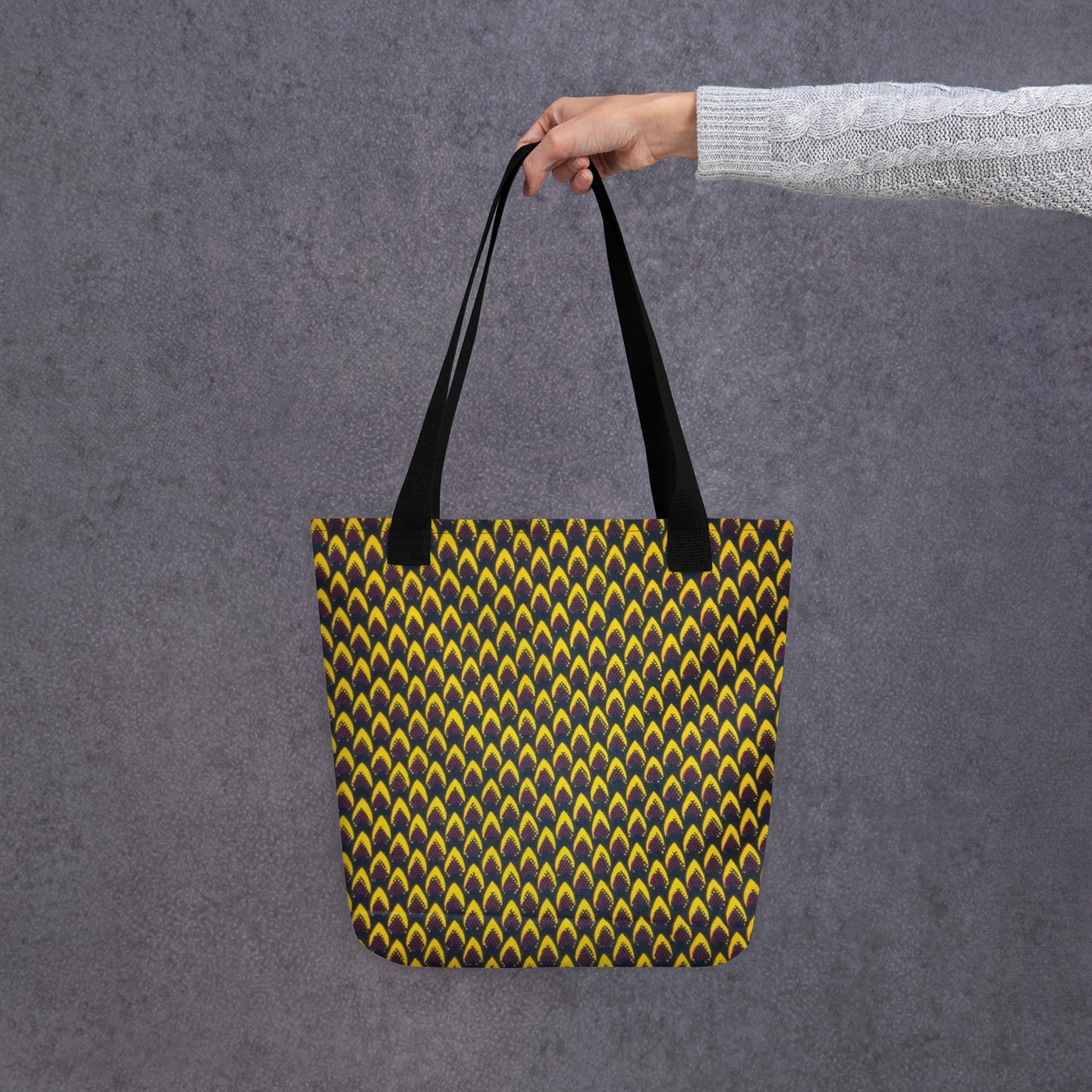 Yellow Flame Tote Bag