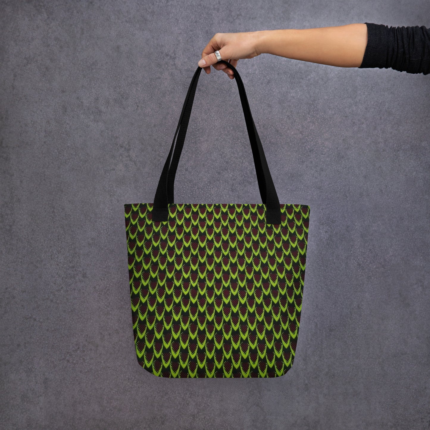 Green Flame Tote Bag